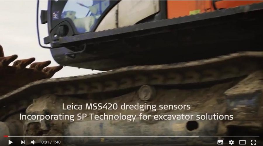 Video Control de maquinaria Leica para Excavadoras