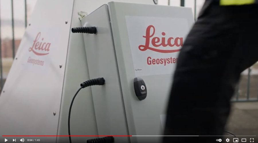 Video Control de sensor de monitoreo Leica GeoMoS Edge