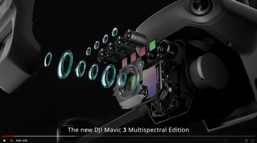 Video DJI Mavic 3M Multiespectral